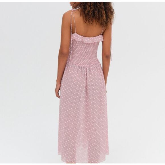 For Love & Lemons Maxine Midi Dress Large - Picture 3 of 8
